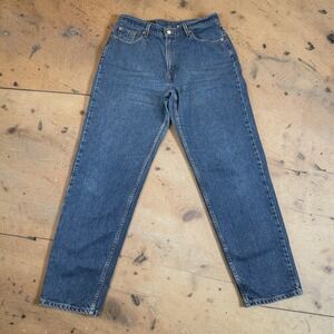 Vintage Levi's 560 Jeans Women 14 MIS L Blue Loose Fit Straight Leg High Rise